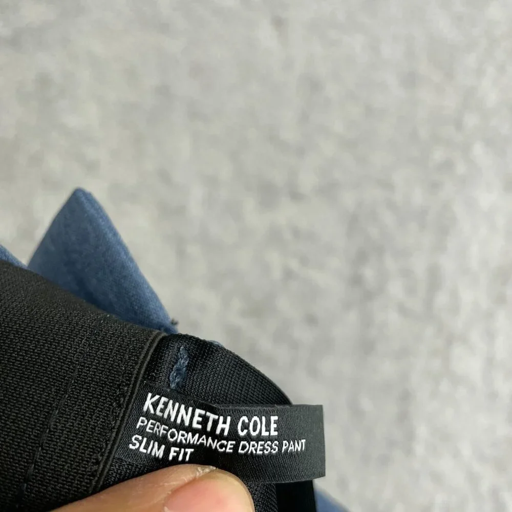 NEW Kenneth Cole Men's 32 X 30 Slim Fit Performance Dress Pants Super Flex